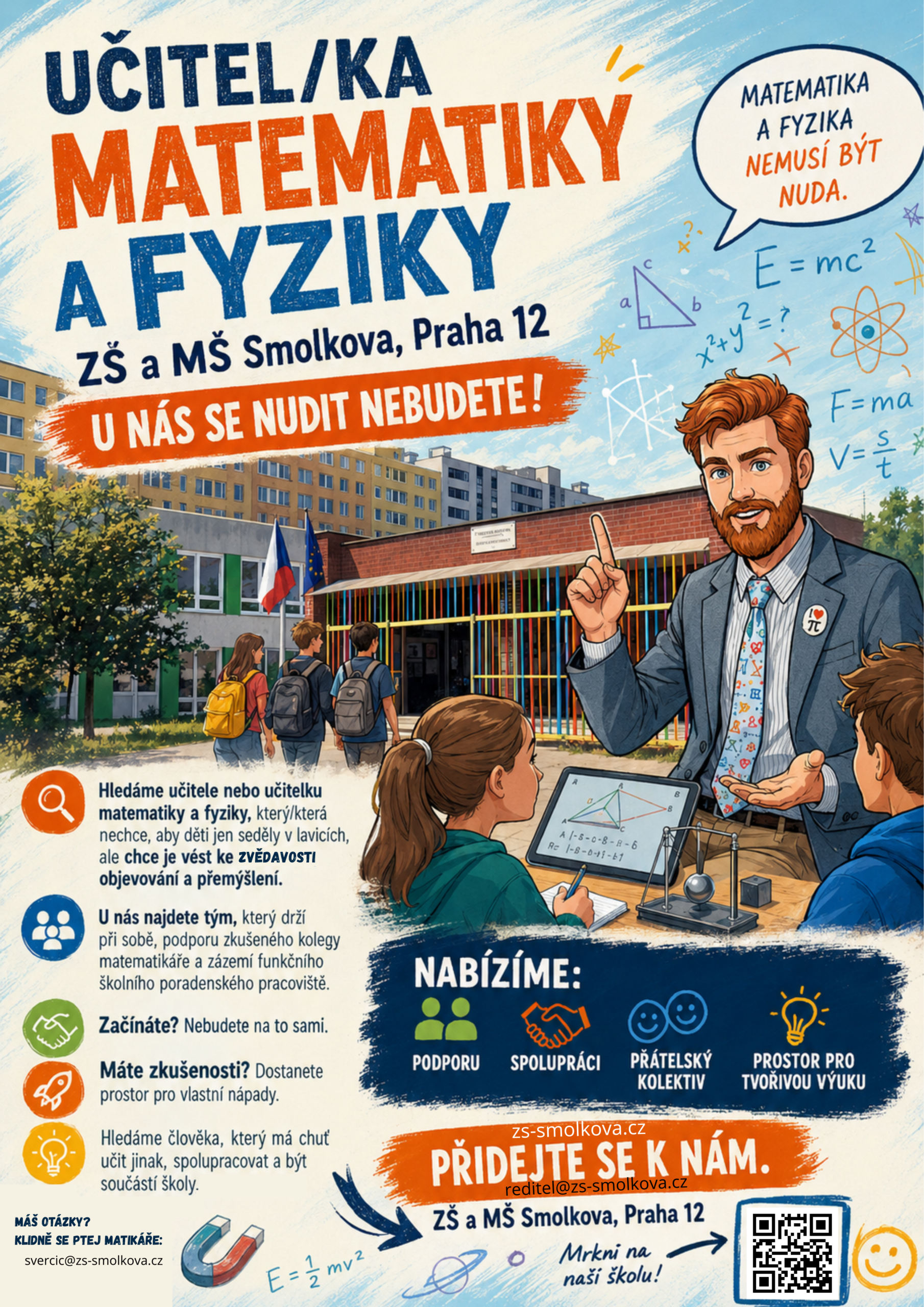Volná pracovní místa – ZŠ Smolkova